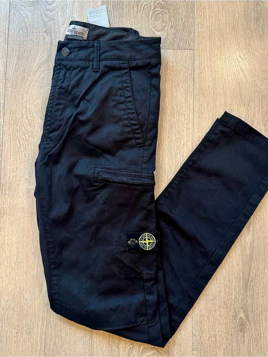 Stone Island Other - Authentic Stone Island Black Cargo Pants - Men's Size 29x29 (Junior 14)